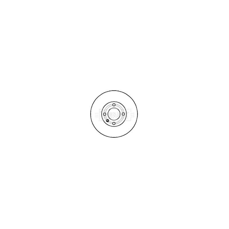 Jeu de 2 disques de frein avant BORG & BECK BBD4233
