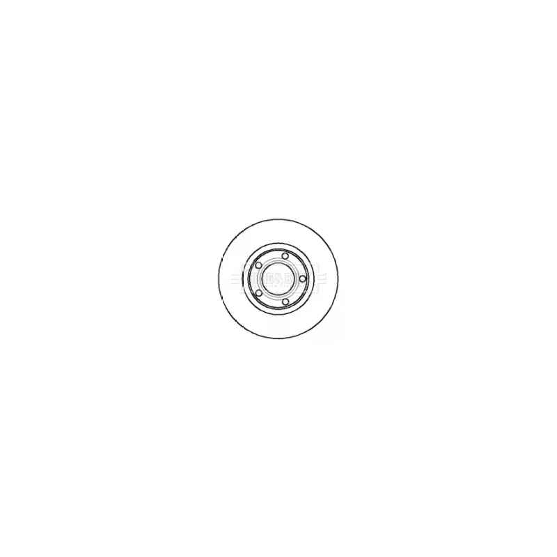 Jeu de 2 disques de frein arrière BORG & BECK BBD4263