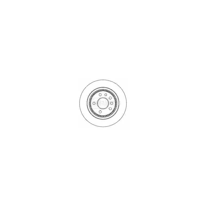 Jeu de 2 disques de frein arrière BORG & BECK BBD4312