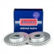 Jeu de 2 disques de frein avant BORG & BECK BBD4406 - Visuel 2