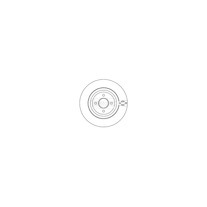 Jeu de 2 disques de frein avant BORG & BECK BBD4519
