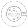 Jeu de 2 disques de frein avant BORG & BECK BBD4528 - Visuel 1