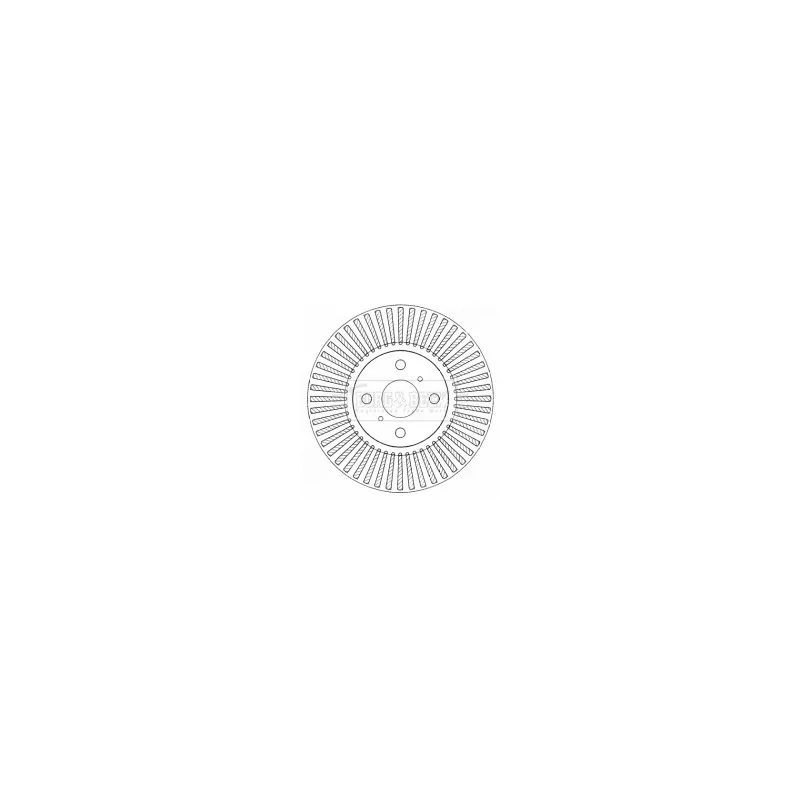 Jeu de 2 disques de frein avant BORG & BECK BBD4560