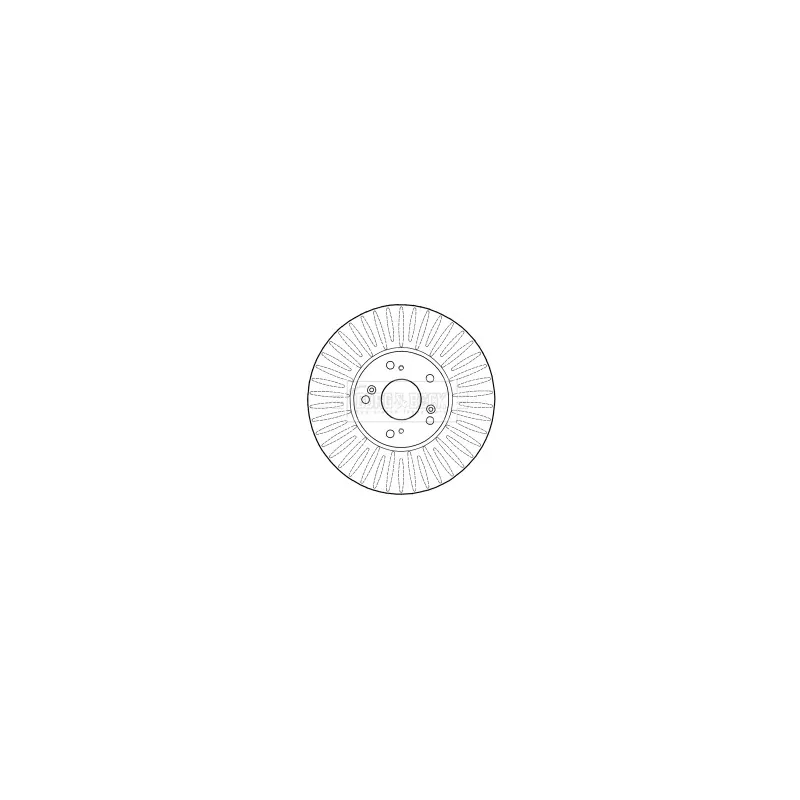 Jeu de 2 disques de frein avant BORG & BECK BBD4593