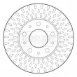 Jeu de 2 disques de frein avant BORG & BECK BBD4608 - Visuel 1
