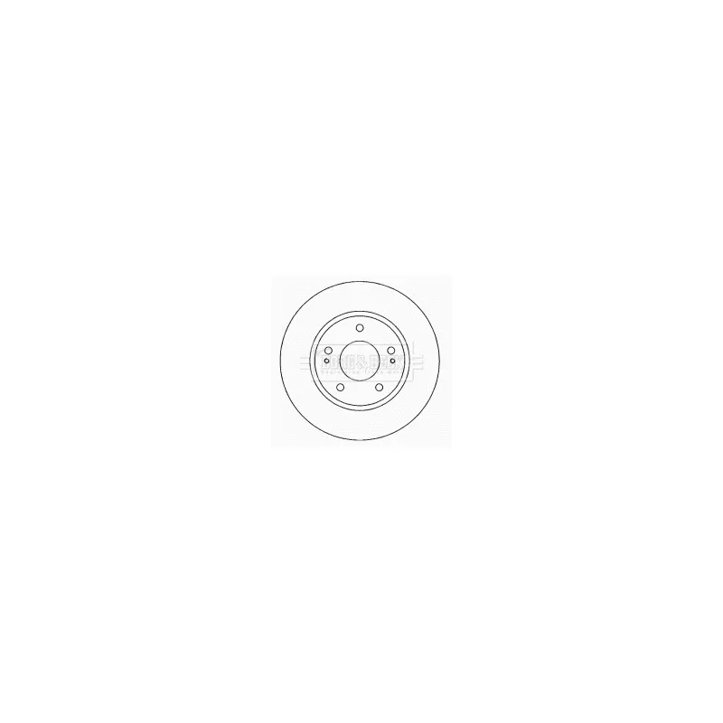 Jeu de 2 disques de frein avant BORG & BECK BBD4622