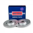Jeu de 2 disques de frein avant BORG & BECK BBD4745 - Visuel 2
