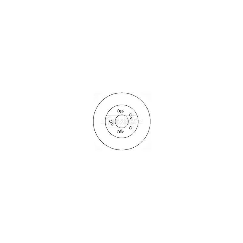 Jeu de 2 disques de frein avant BORG & BECK BBD5176