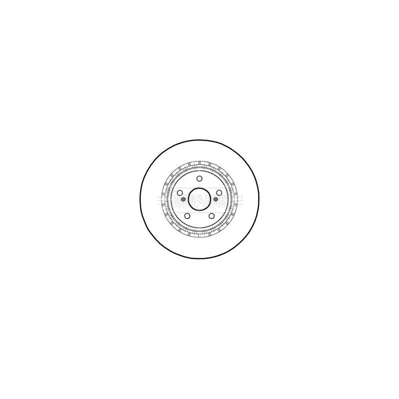 Jeu de 2 disques de frein avant BORG & BECK BBD5229