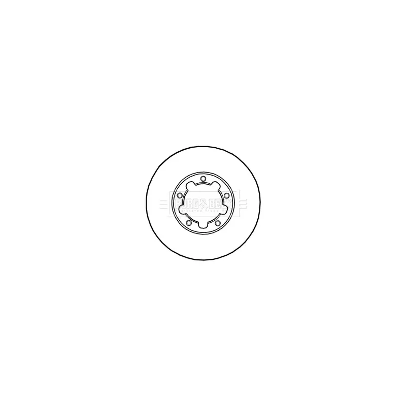 Jeu de 2 disques de frein avant BORG & BECK BBD5232