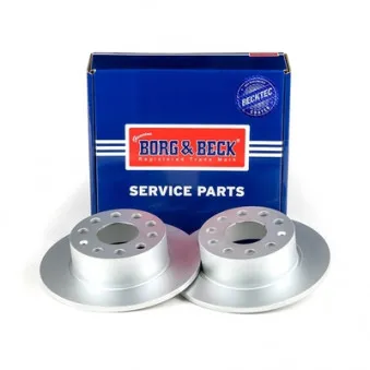 Jeu de 2 disques de frein arrière BORG & BECK BBD5536