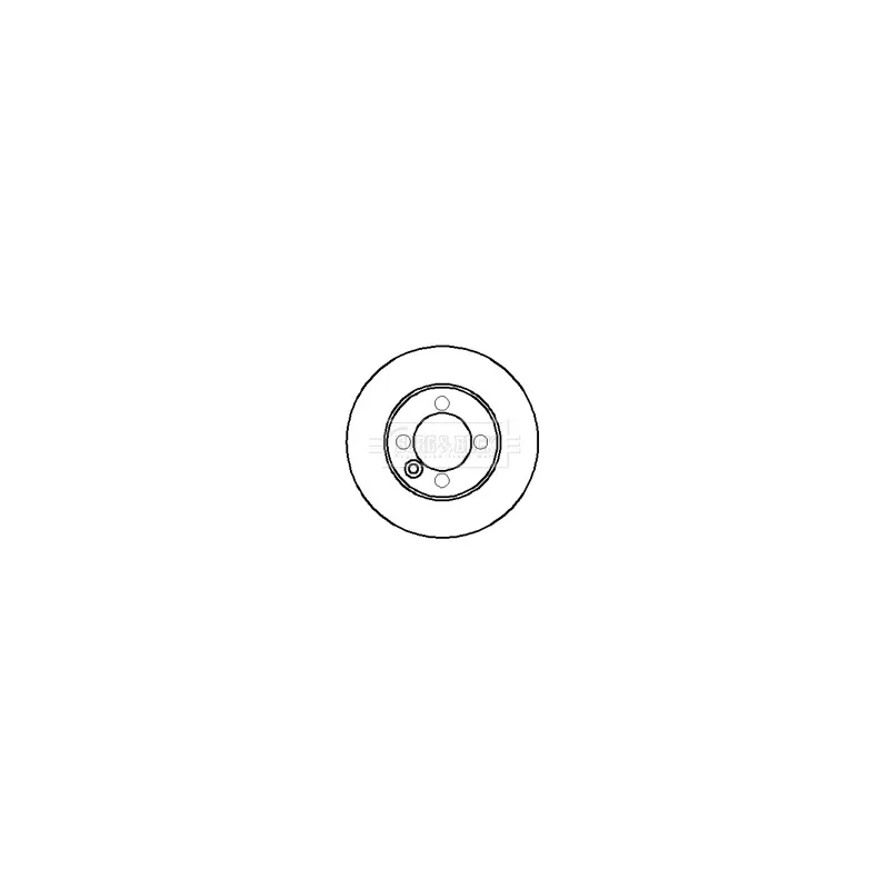 Jeu de 2 disques de frein avant BORG & BECK BBD5701S