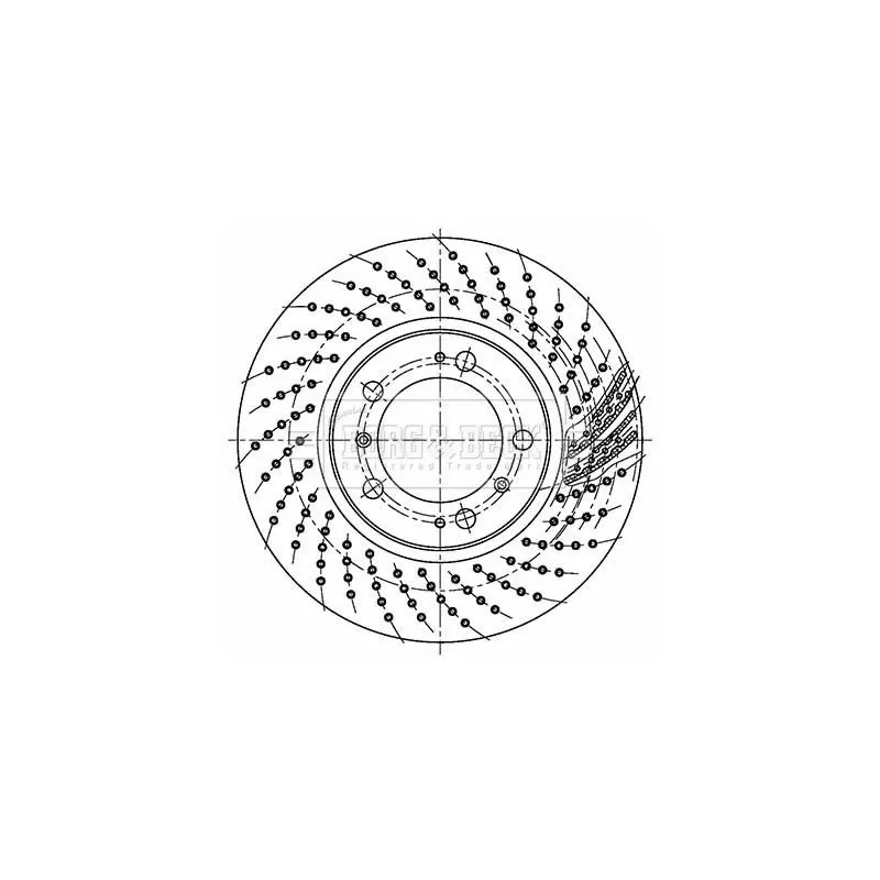 Disque de frein avant droit BORG & BECK BBD5763S
