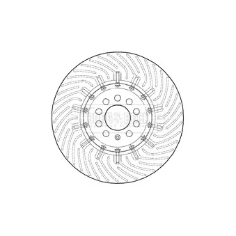 Disque de frein avant droit BORG & BECK BBD5810S
