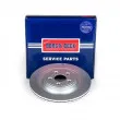 Jeu de 2 disques de frein arrière BORG & BECK BBD5826S - Visuel 2