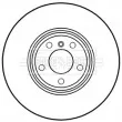Disque de frein avant droit BORG & BECK BBD6038S - Visuel 1