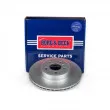 Jeu de 2 disques de frein avant BORG & BECK BBD6039S - Visuel 2