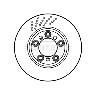 Disque de frein arrière gauche BORG & BECK BBD6046S