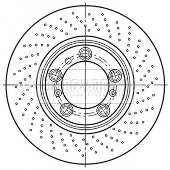 Disque de frein arrière droit BORG & BECK BBD6064S