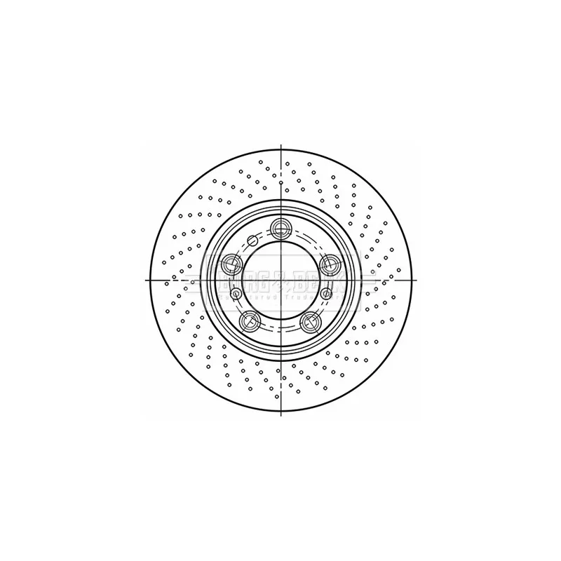 Disque de frein arrière droit BORG & BECK BBD6064S