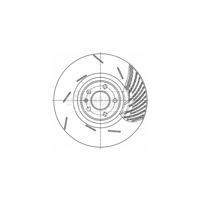 Disque de frein avant gauche BORG & BECK BBD6199S