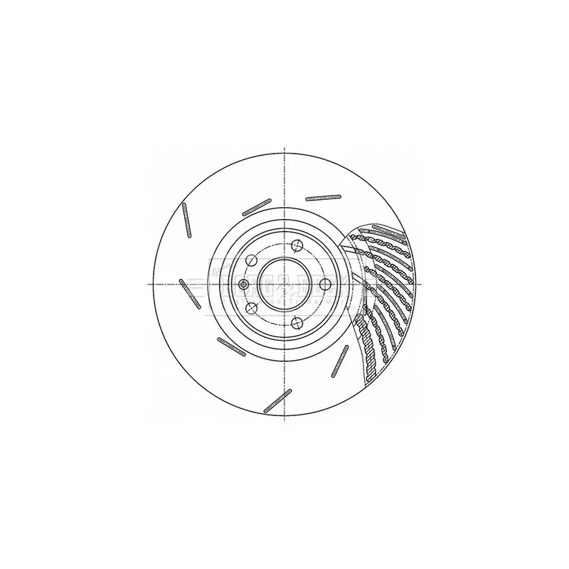 Disque de frein avant droit BORG & BECK BBD6200S
