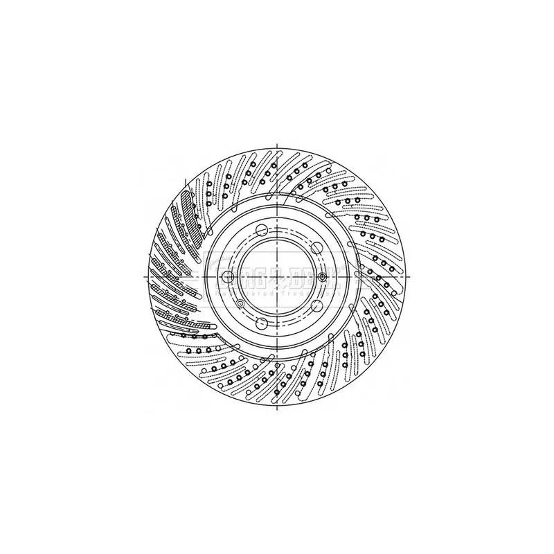 Disque de frein avant droit BORG & BECK BBD6207S