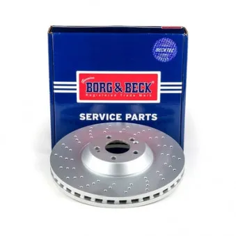 Jeu de 2 disques de frein avant BORG & BECK BBD6212S