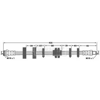 Flexible de frein BORG & BECK BBH6013