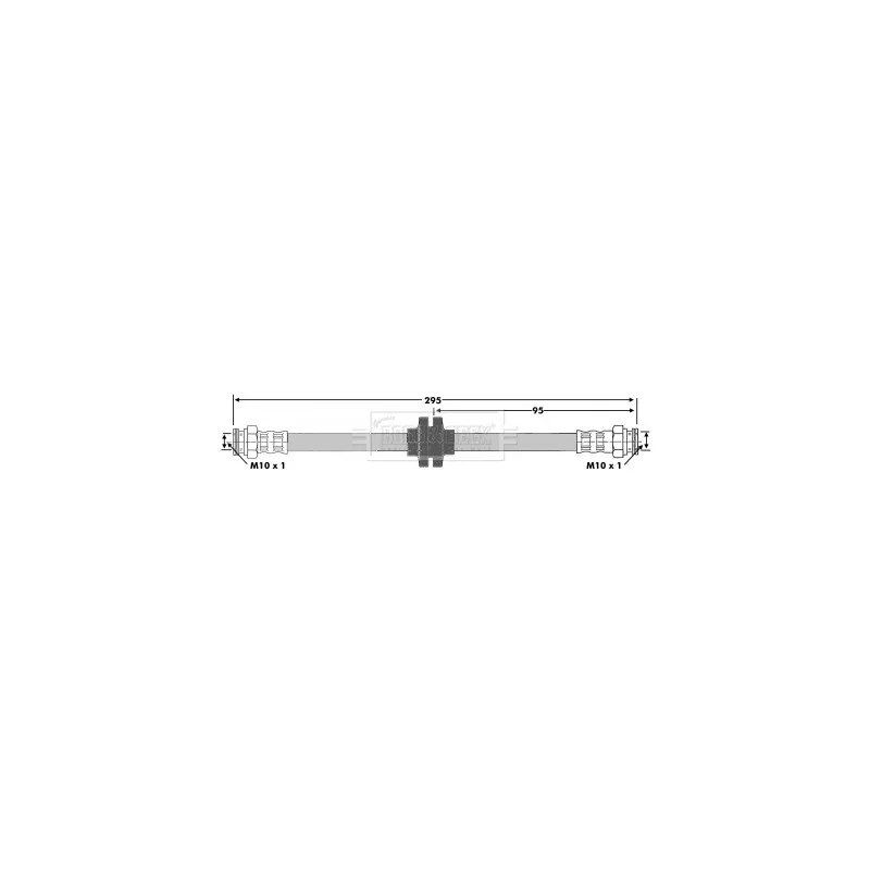 Flexible de frein BORG & BECK BBH6098