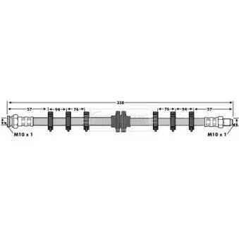 Flexible de frein BORG & BECK BBH6099