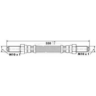 Flexible de frein BORG & BECK BBH6135