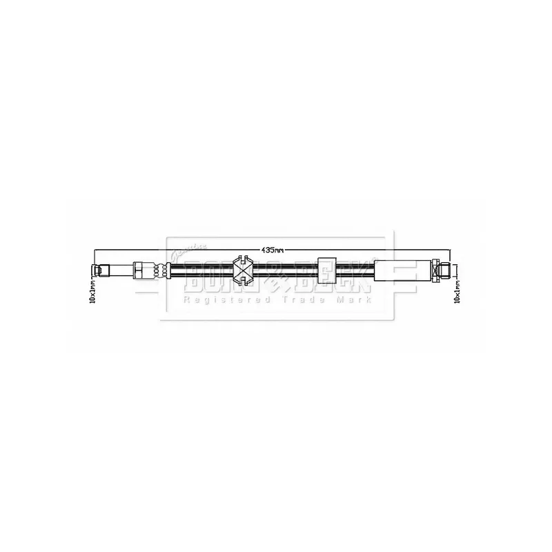 Flexible de frein BORG & BECK BBH6146