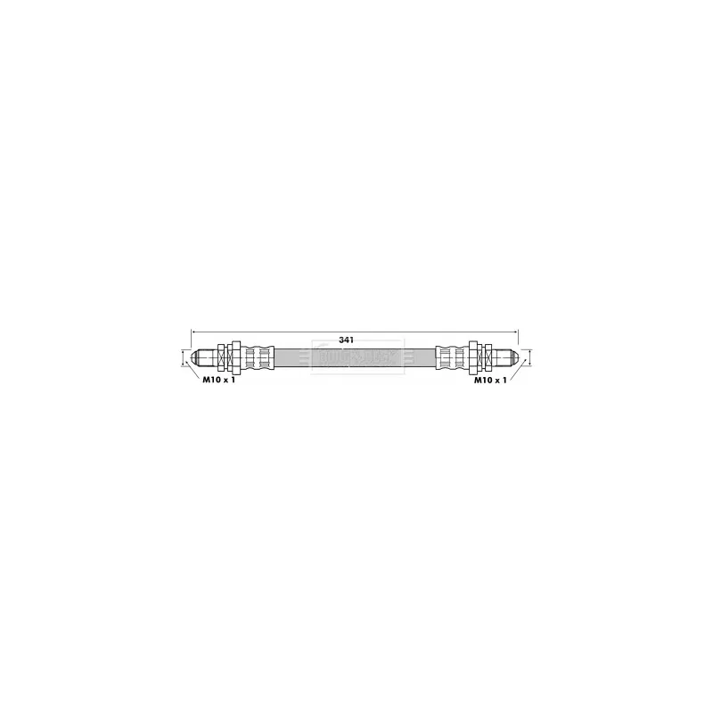 Flexible de frein BORG & BECK BBH6153