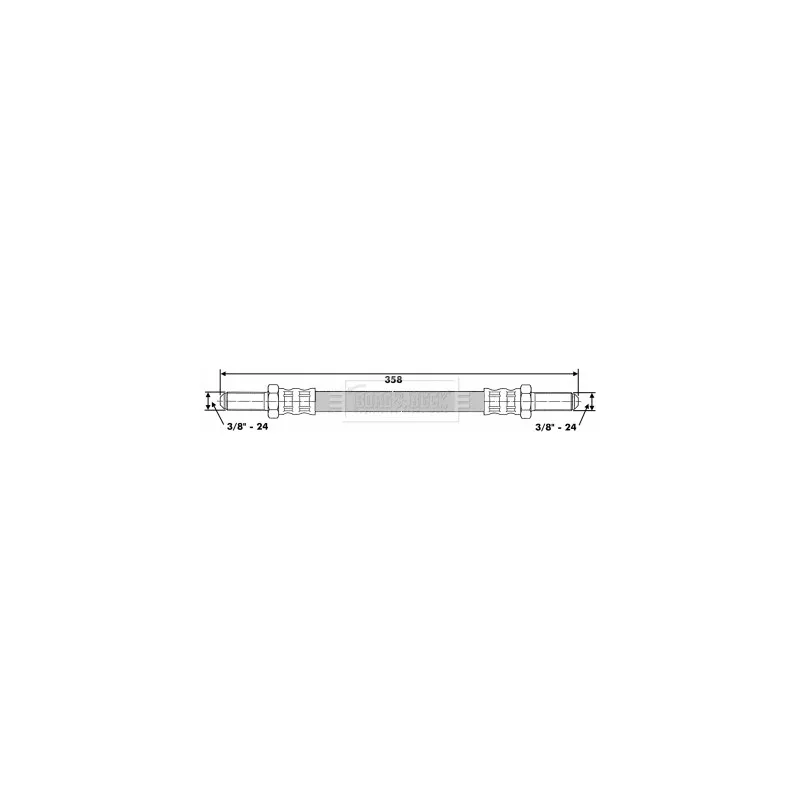 Flexible de frein BORG & BECK BBH6245