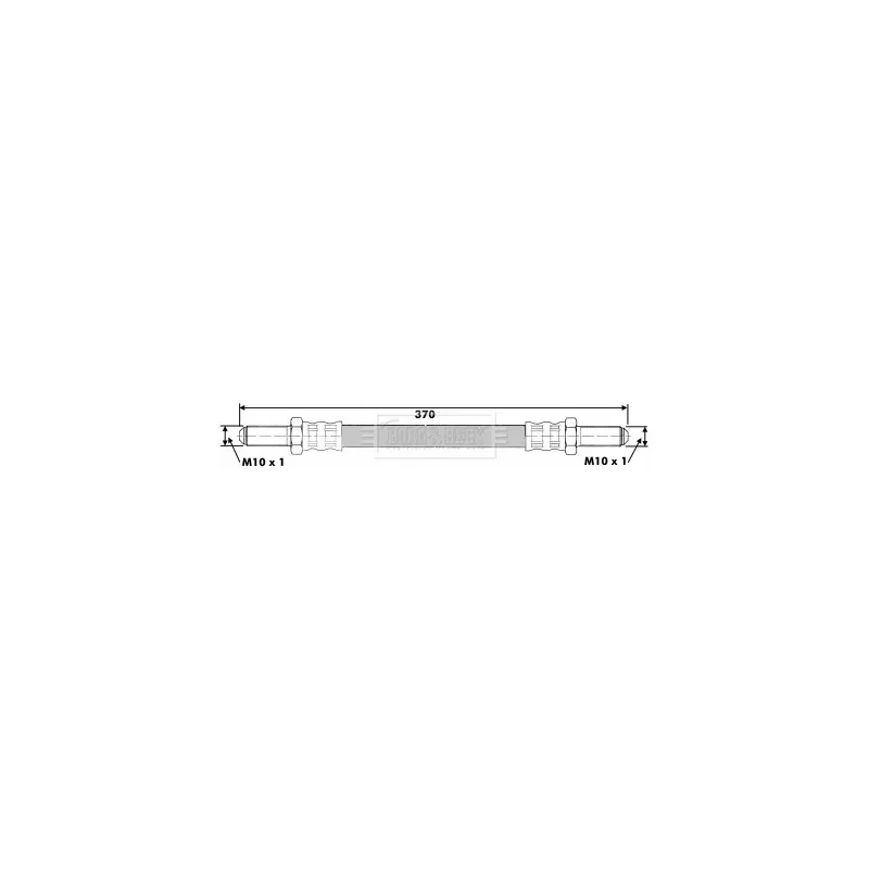 Flexible de frein BORG & BECK BBH6247
