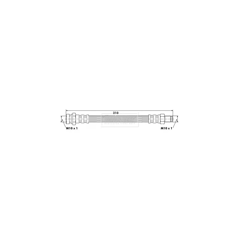 Flexible de frein BORG & BECK BBH6251