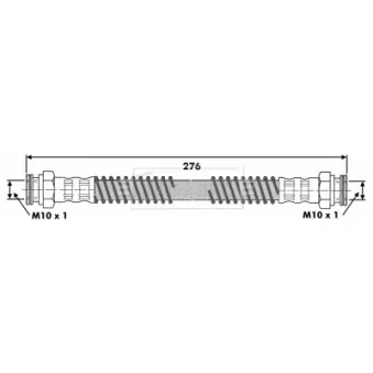 Flexible de frein BORG & BECK BBH6258