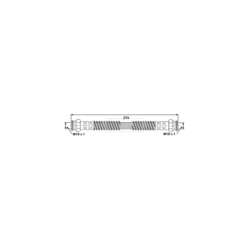 Flexible de frein BORG & BECK BBH6258