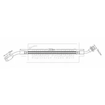 Flexible de frein BORG & BECK BBH6313