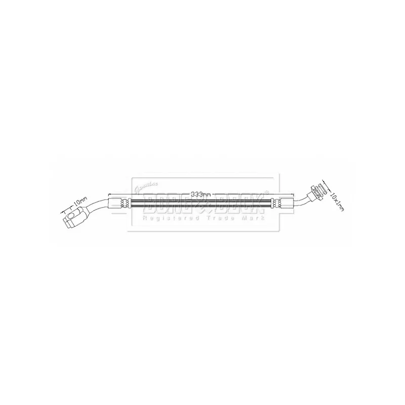 Flexible de frein BORG & BECK BBH6313