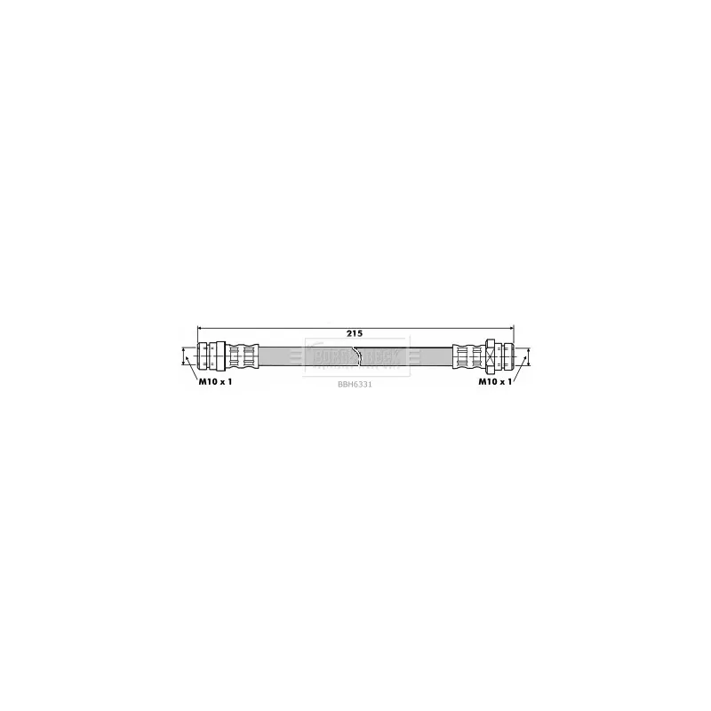 Flexible de frein BORG & BECK BBH6331