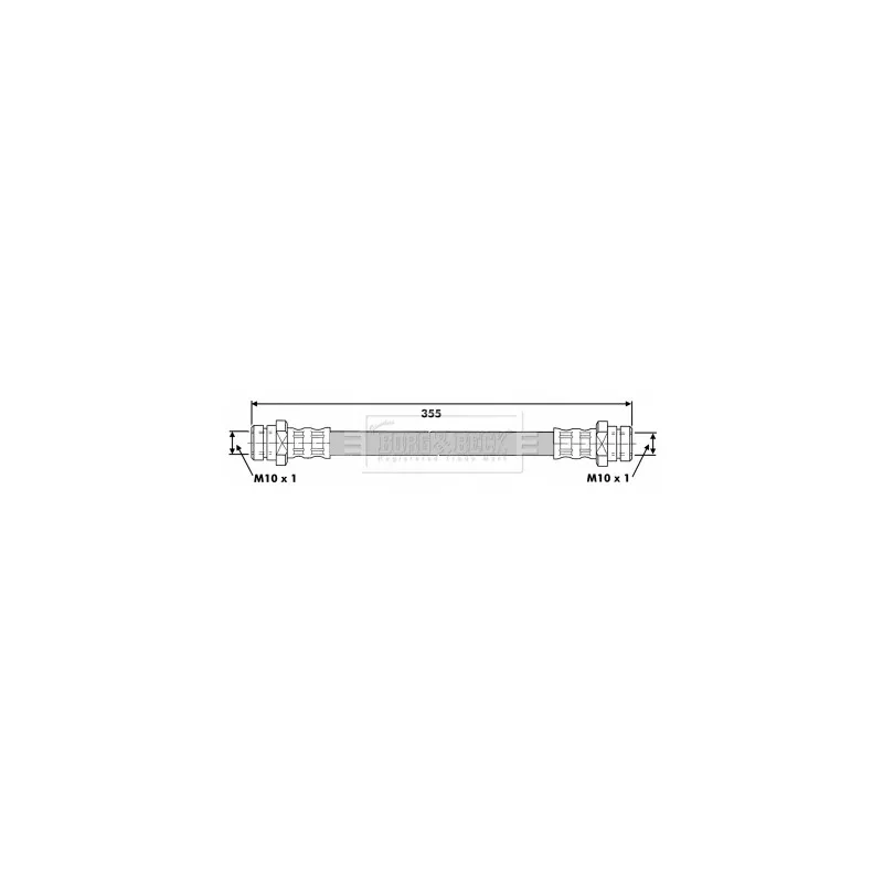 Flexible de frein BORG & BECK BBH6333