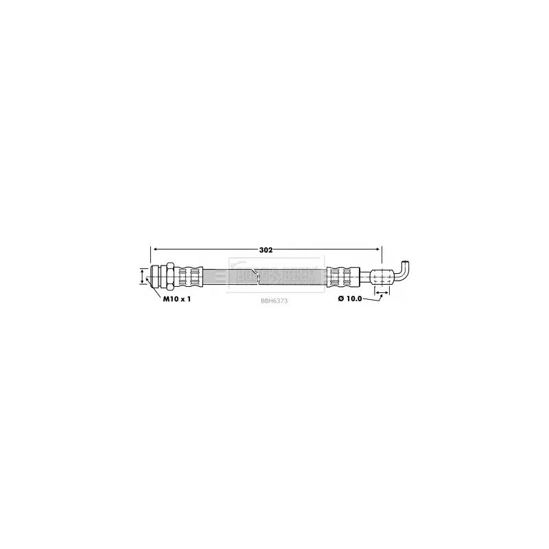 Flexible de frein BORG & BECK BBH6373