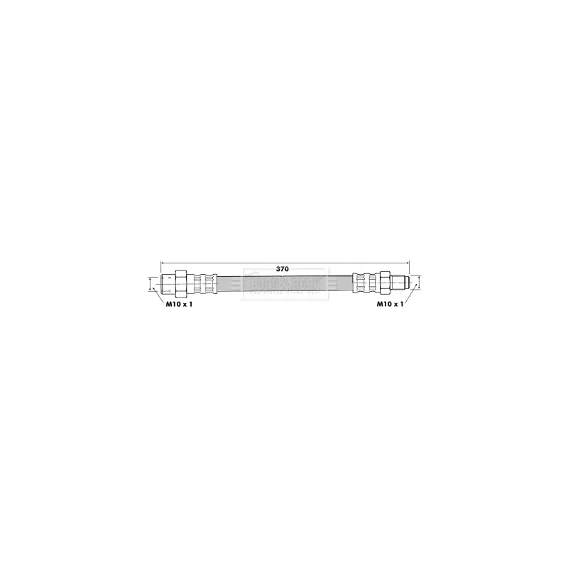 Flexible de frein BORG & BECK BBH6378