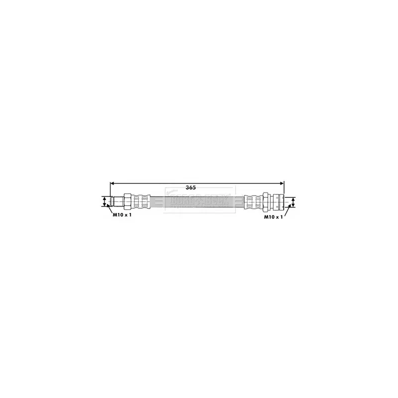 Flexible de frein BORG & BECK BBH6411