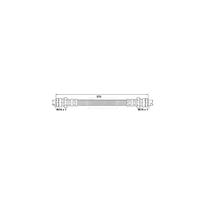 Flexible de frein BORG & BECK BBH6414