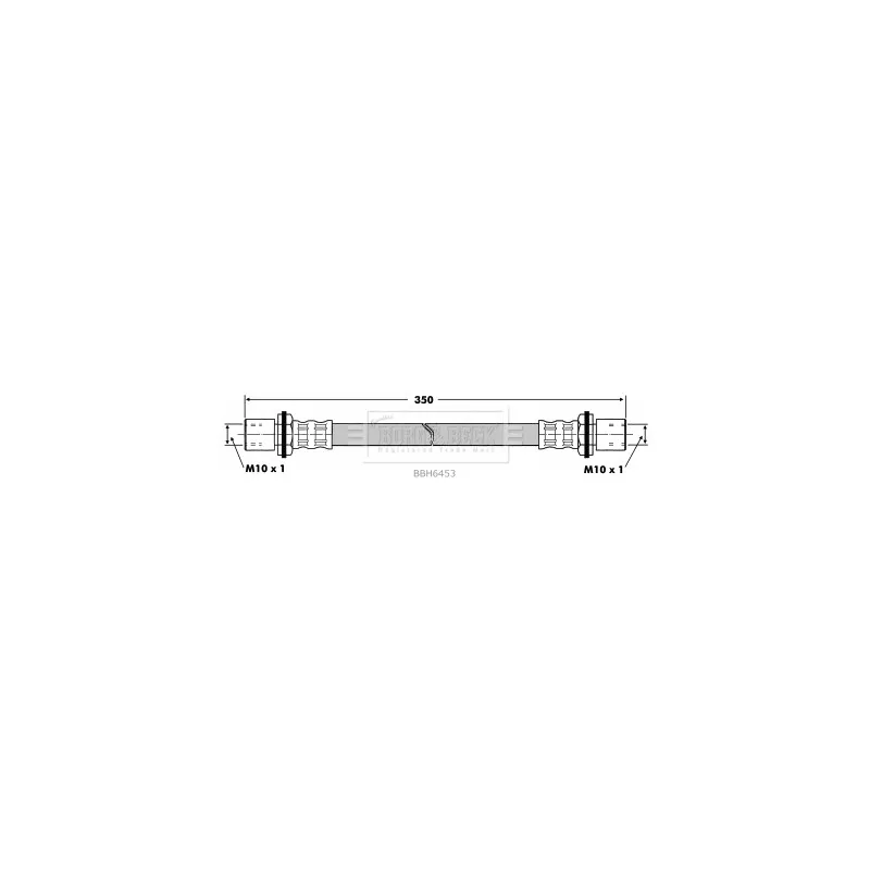 Flexible de frein BORG & BECK BBH6453
