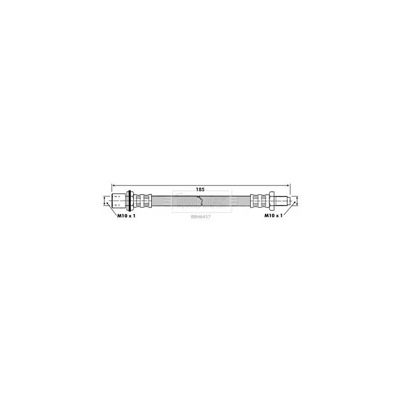 Flexible de frein BORG & BECK BBH6457