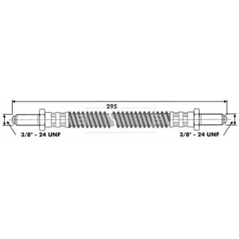 Flexible de frein BORG & BECK BBH6480